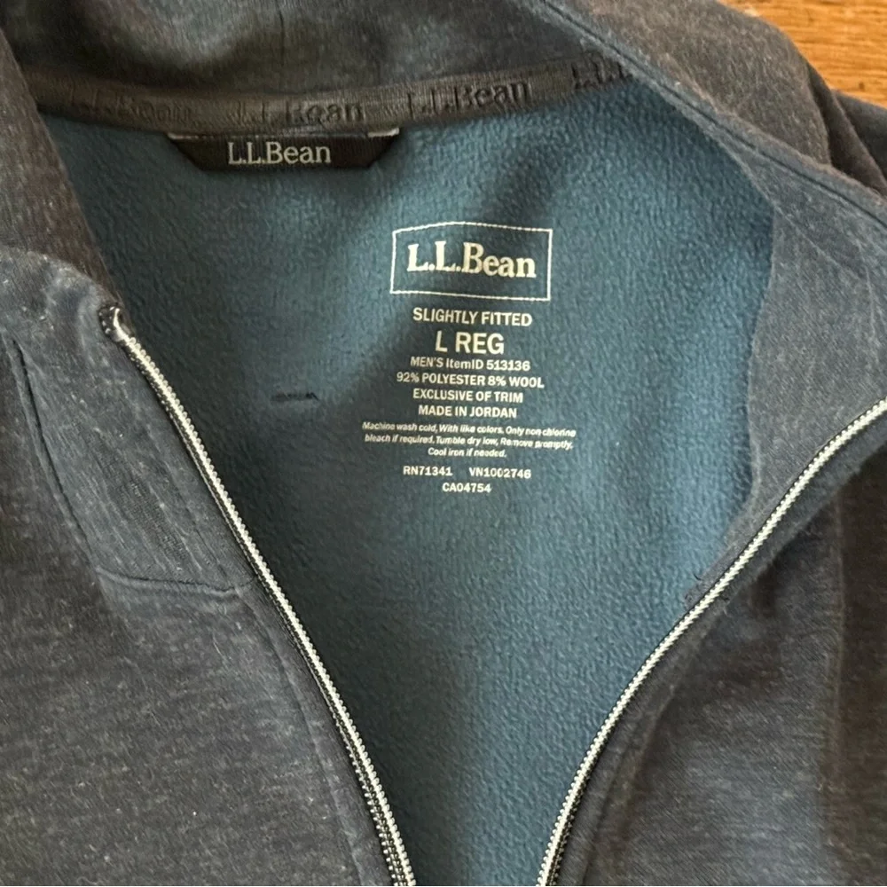 LL Bean Full-Zip Jacket - Size Large